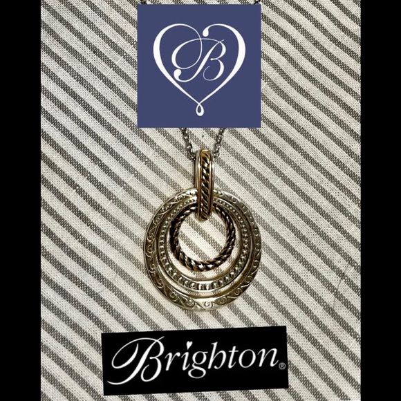 Authentic vintage Brighton gold/silver necklace - Picture 2 of 6